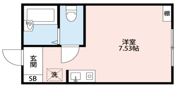 エクレール東白楽の物件間取画像